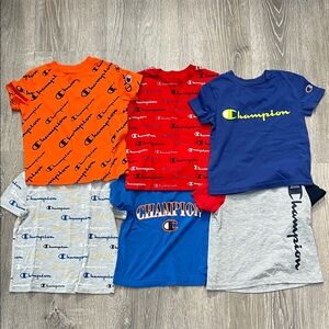 Champion Kids' Short Sleeve Tees - bundle 6 tees